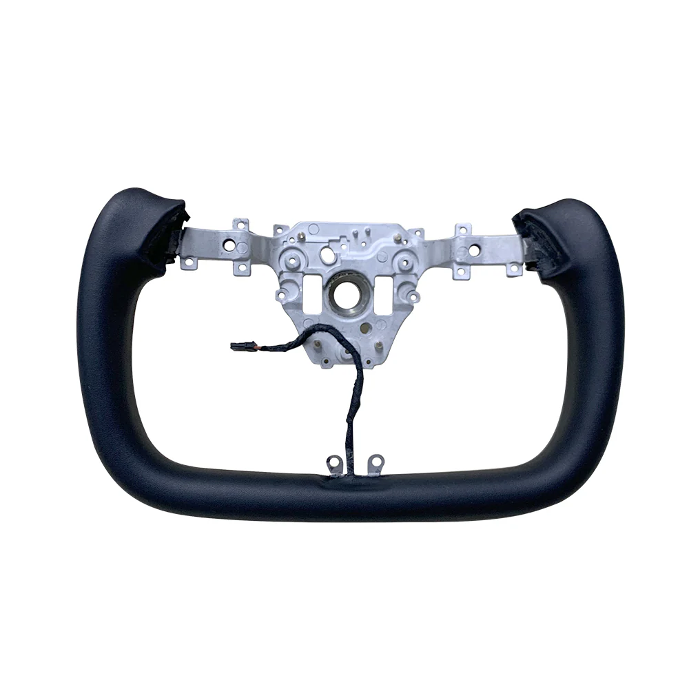 2025+ Tesla Model Y Juniper Yoke Steering Wheel Premium Heated Nappa/Alcatara Steering Wheel Upgrade | Tlyard - Image 9