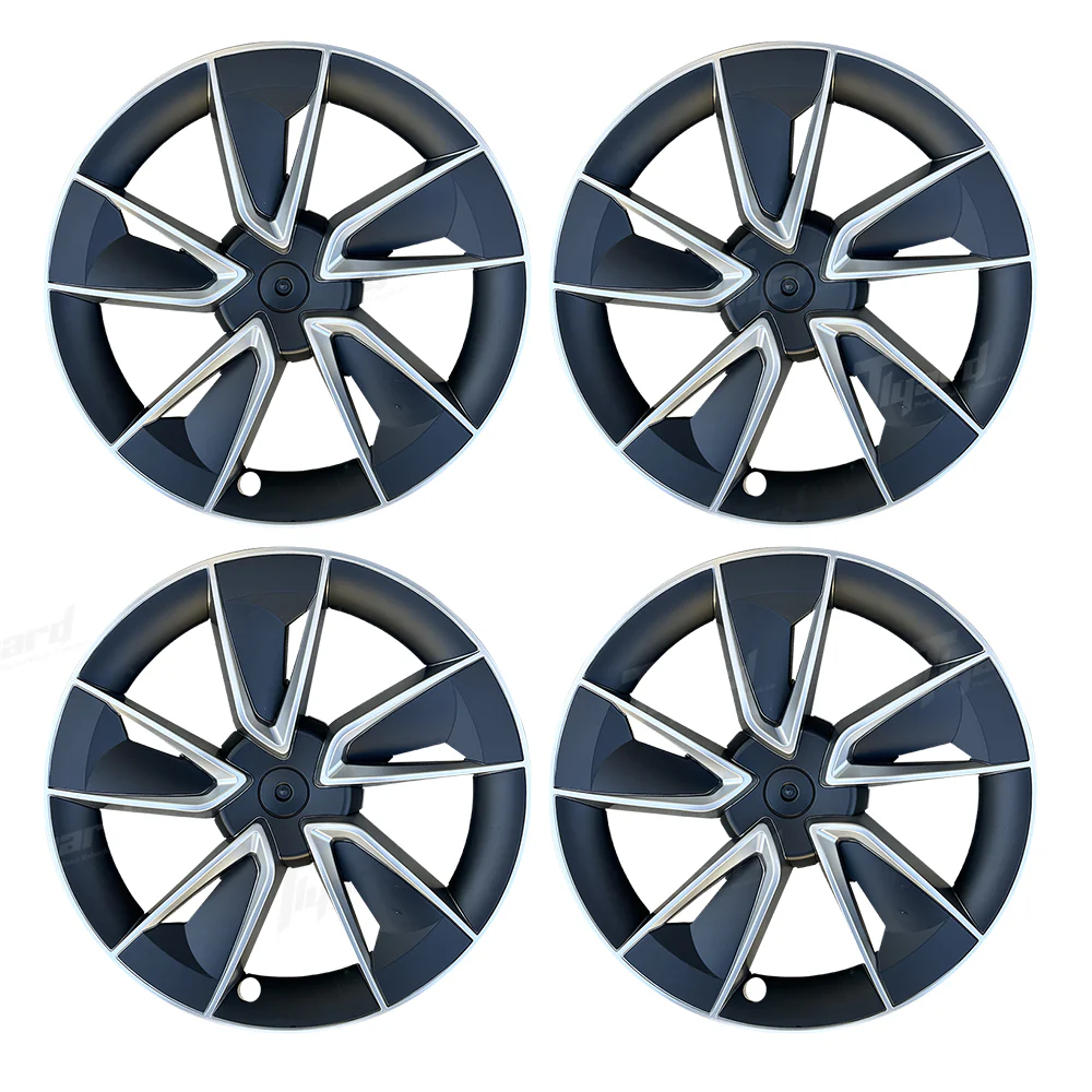 2025+ Model Y Juniper 19ā Wheel Covers V-shaped spokes Hubcaps Full Rim Protectors 4 PCS | Tlyard - Image 11