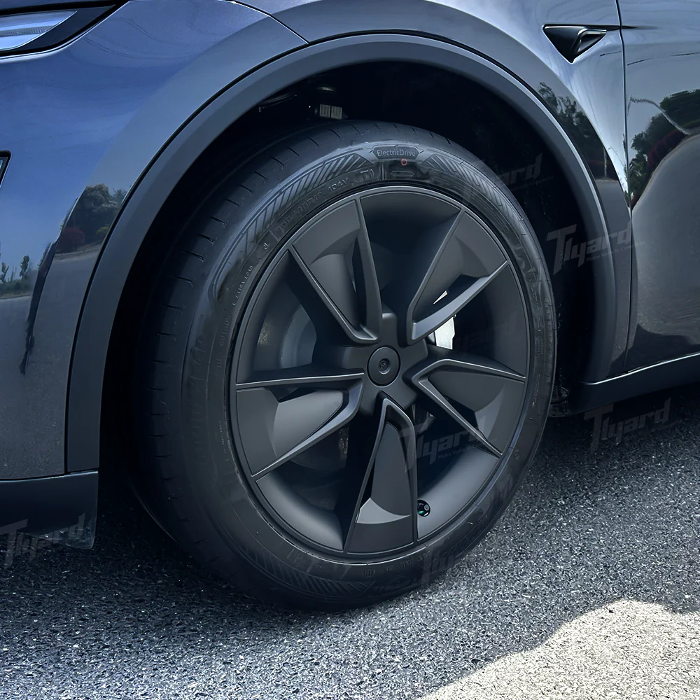 2025+ Model Y Juniper 19ā Wheel Covers V-shaped spokes Hubcaps Full Rim Protectors 4 PCS | Tlyard - Image 8