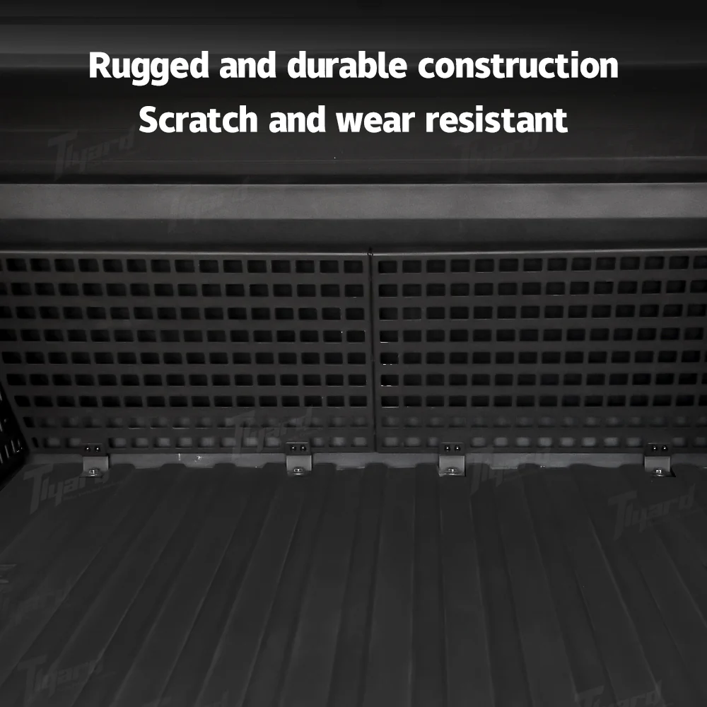 8PCS Cybertruck Cargo Bed Inner Side Full Coverage Molle Panels - Custom Fit Rear Bucket Space Organizer | Tlyard - Image 4