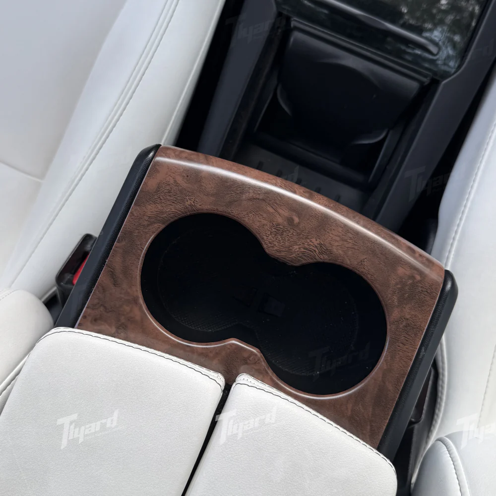 Dashboard & Center Console Hydro Carbon Fiber Coated Wood Texture Upgrade Kit (6 Pieces) For Model X - Image 9