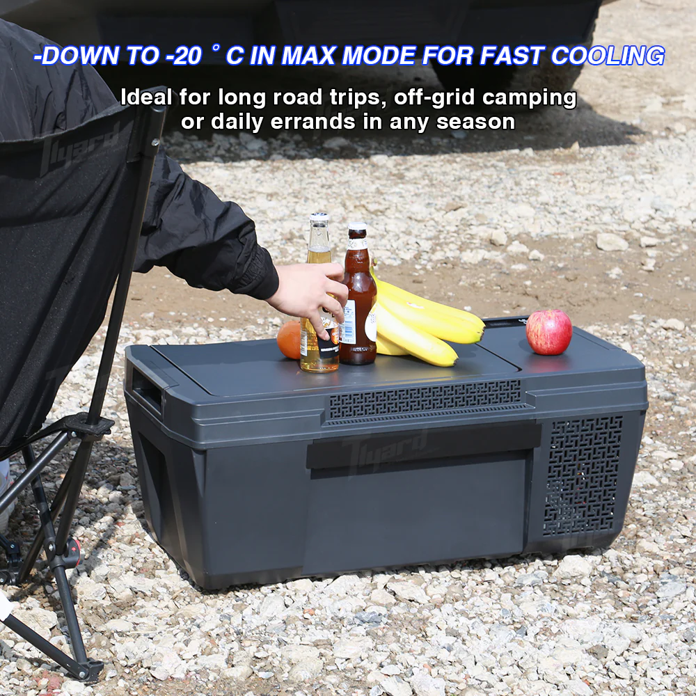 Cybertruck 25L Trunk Refrigerator with APP Control Truck Storage Cooler Outdoor Camping Fridge | Tlyard - Image 3