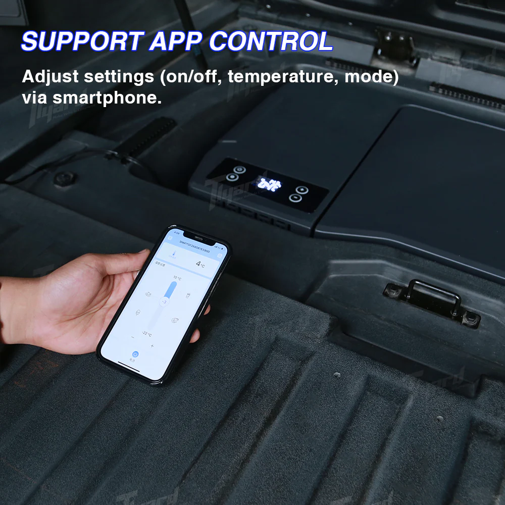 Cybertruck 25L Trunk Refrigerator with APP Control Truck Storage Cooler Outdoor Camping Fridge | Tlyard - Image 5