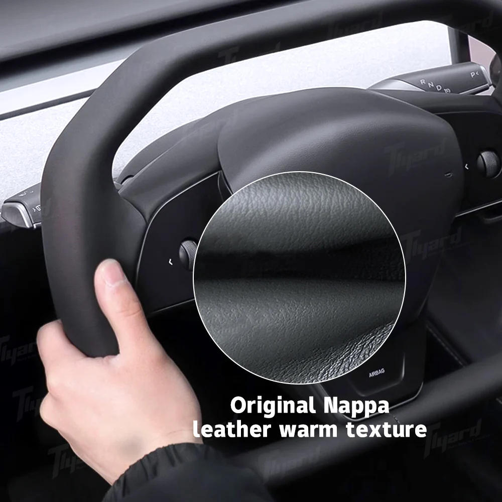 Cybertruck Style Steering Wheel for Tesla Model 3 & Model Y – CyberWheel Inspired by Cybertruck Design - Image 5