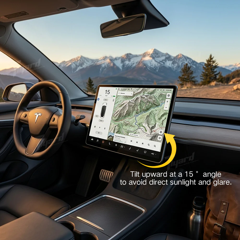 Electric Auto-Swivel Screen Mount for Tesla Model 3/3 Highland & Y/Y Juniper Automatic Rotating Dashboard Screen Bracket - Image 5