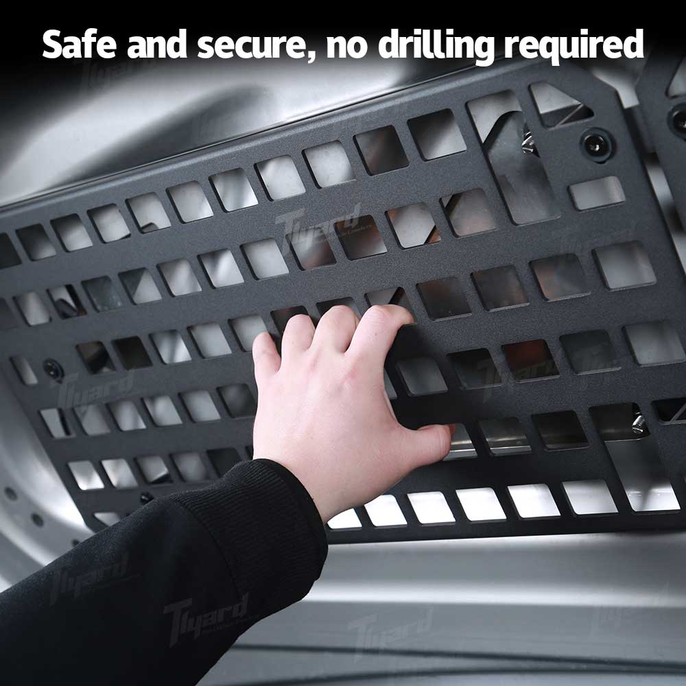 Frunk Molle Panels 2 PCS for Tesla Cybertruck 2024 - Customizable Gear Storage | Tlyard - Image 5