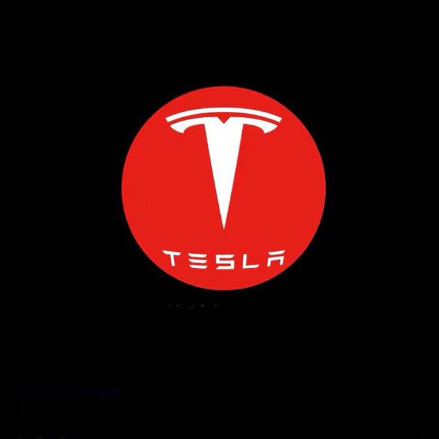 LED Tesla Logo Puddle Lights Car Door Lights For Model 3/ Y/ X/ S Model 3 Highland - Image 5