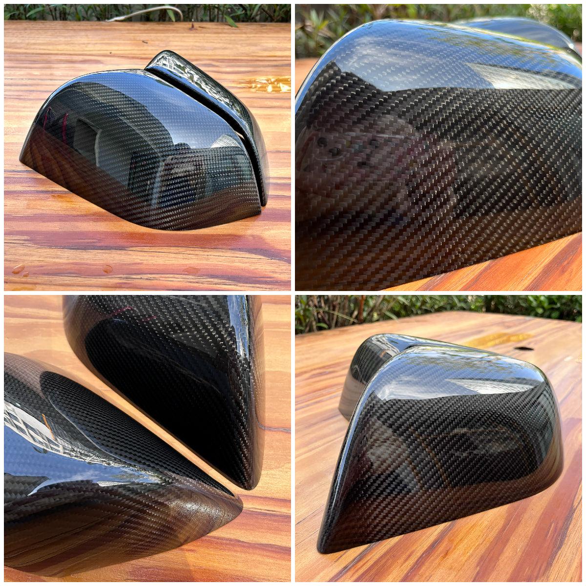 Real Carbon Fiber Mirror Overlays (1 pair) For Model 3 & Y Highland - Image 7