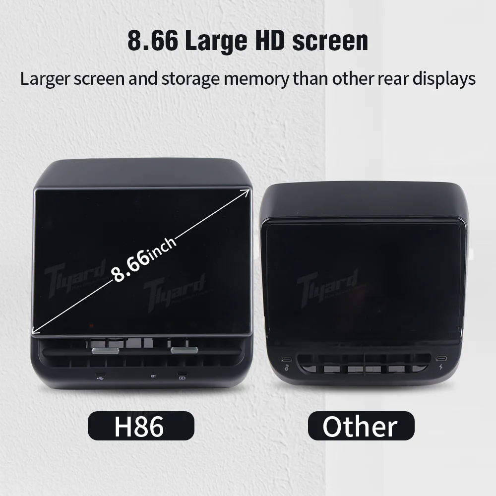 Model 3 & Y 8.66-inch Rear Entertainment LCD Display H86 Back Screen - Image 10