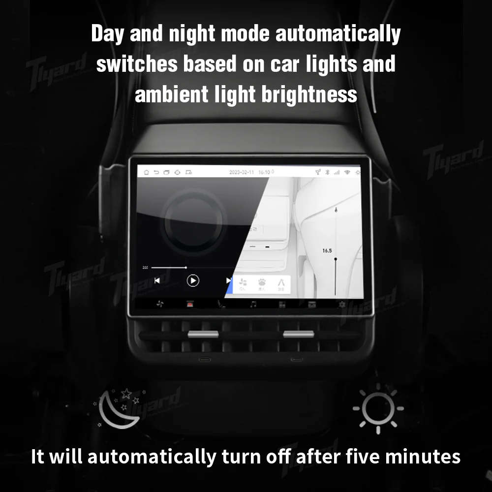 Model 3 & Y 8.66-inch Rear Entertainment LCD Display H86 Back Screen - Image 7