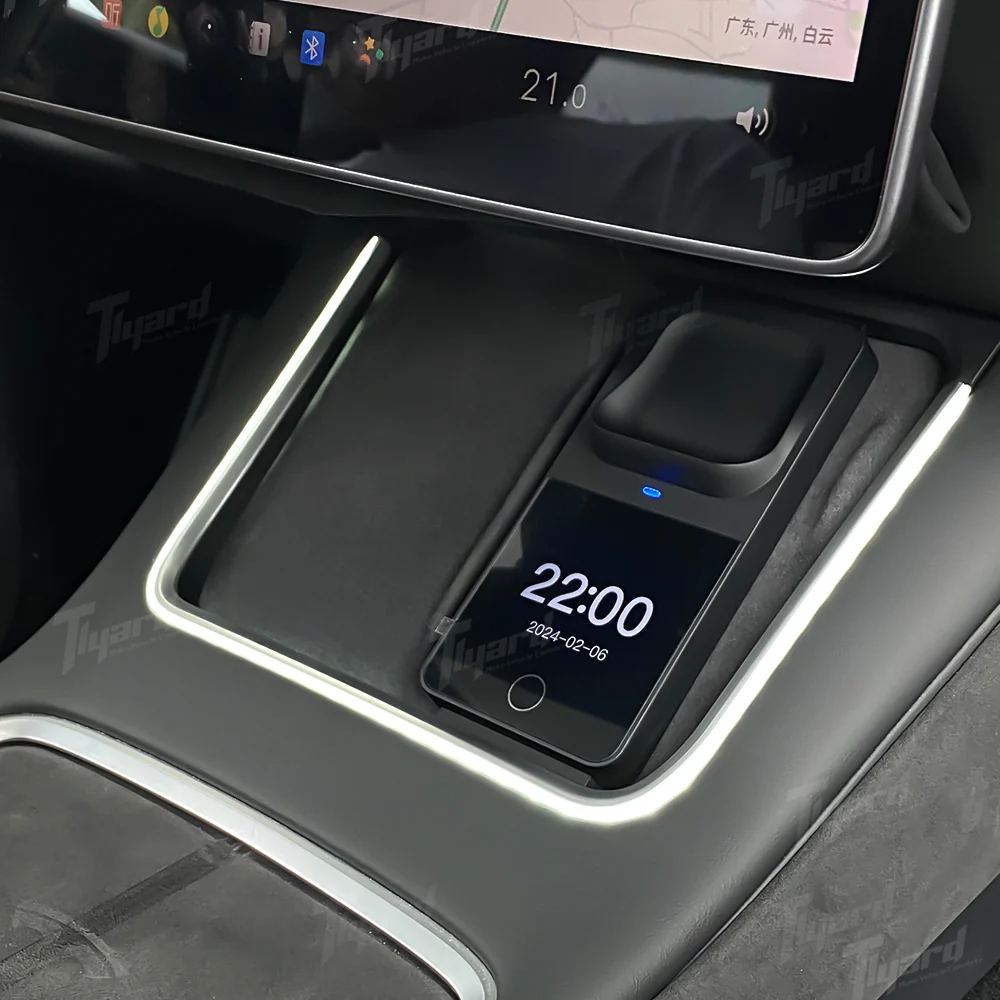 Model 3 & Y Center Console Charger With Ambient Light Atmosphere LED - Image 9