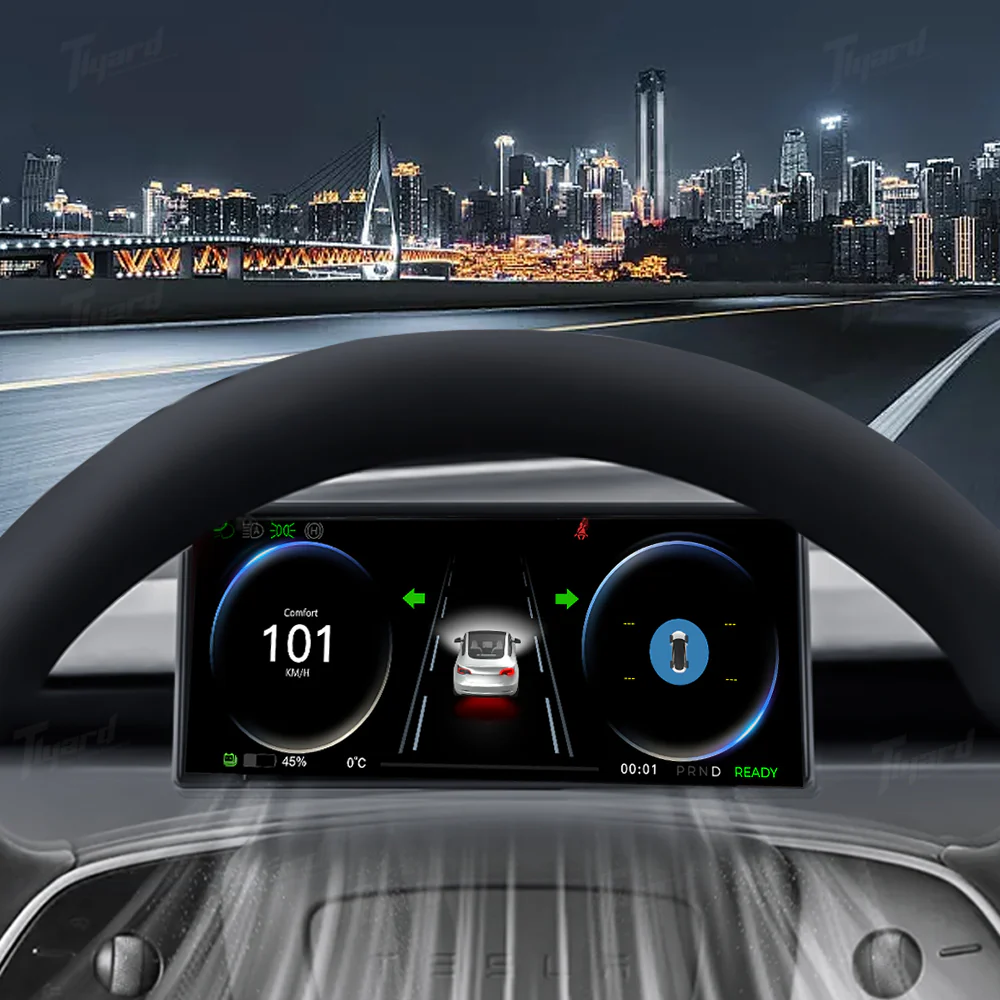 F9 9 Inches Touch Instrument Cluster CarPlay For Model 3 & Y Highland Juniper - Image 9
