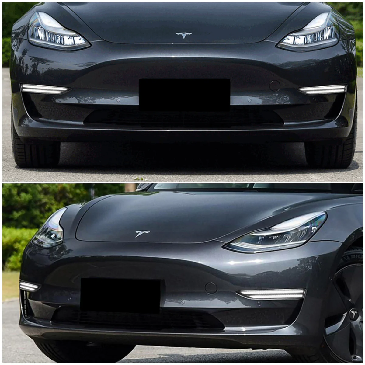 Model 3 & Y Porsche Style Front Driving Lamps Steering Fog Lights - Image 3