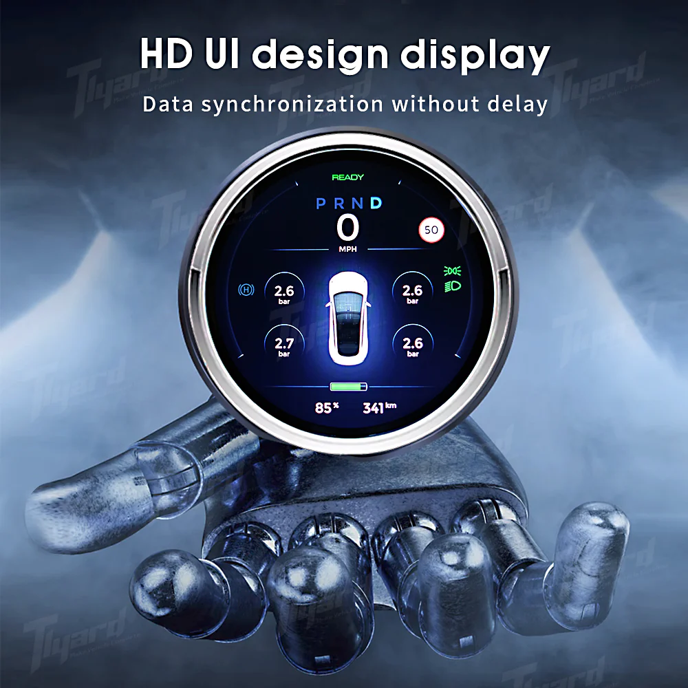 Model 3 & Y Mechanical Style Round Display Instrument Cluster - Image 4