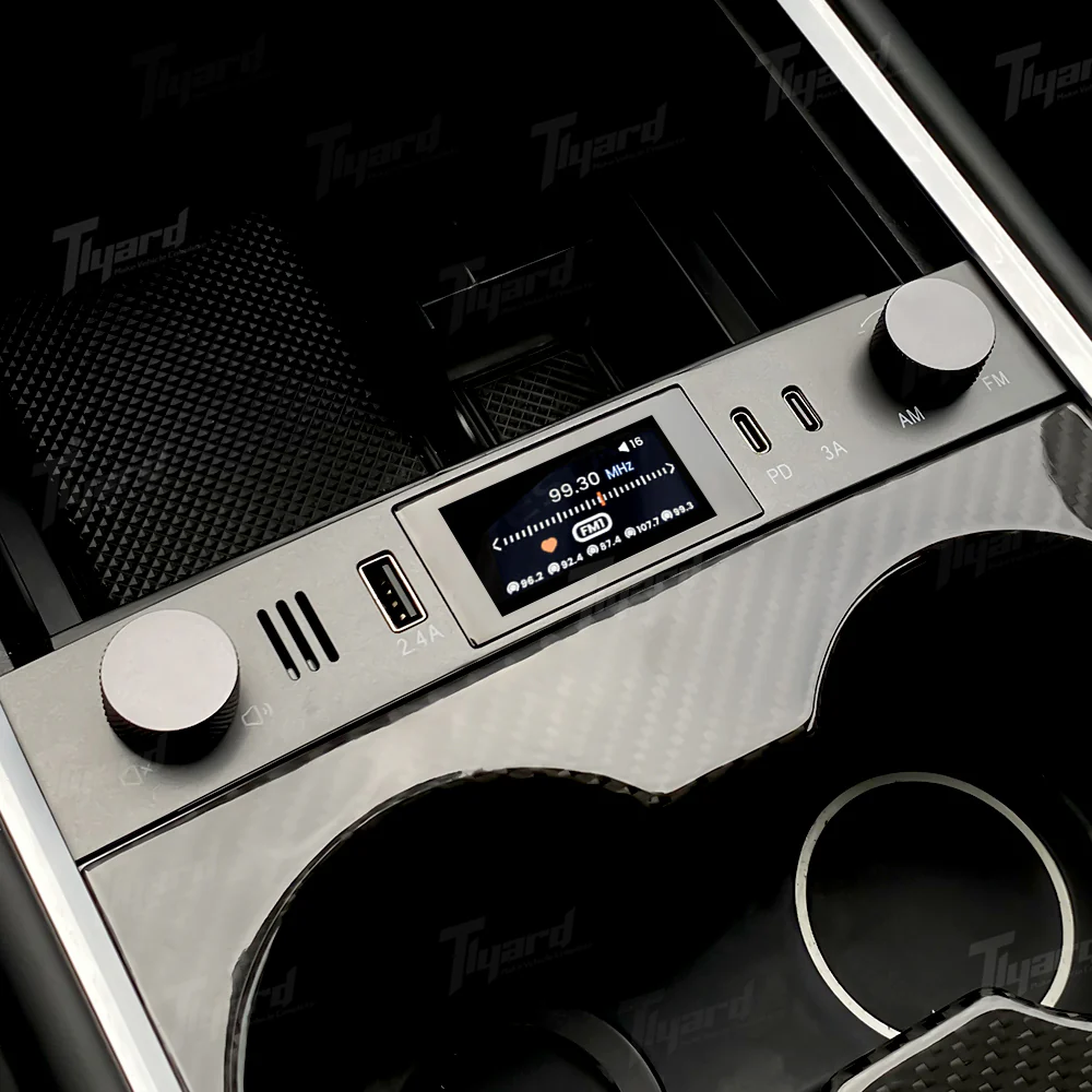 Model 3/Y Radio Expansion Dock Station Central Console with PD Fast Charging - Image 2