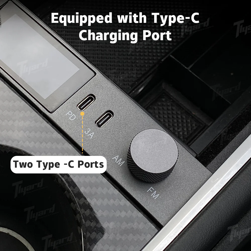 Model 3/Y Radio Expansion Dock Station Central Console with PD Fast Charging - Image 4