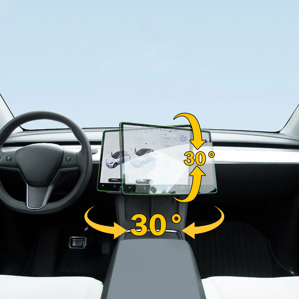 Upgraded 40° Touch Screen Swiveling Mount Kit Rotated Dashboard For Model 3/ Y - Image 10