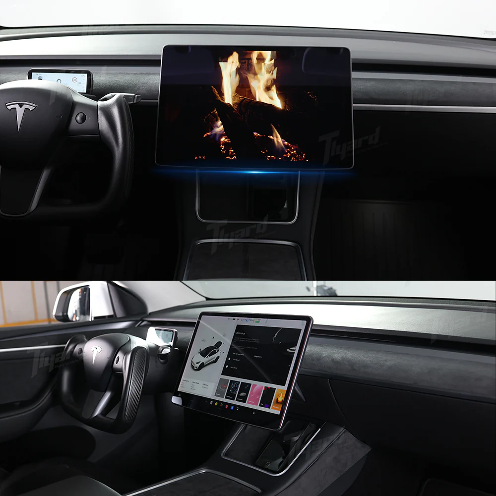 Upgraded 40° Touch Screen Swiveling Mount Kit Rotated Dashboard For Model 3/ Y - Image 3