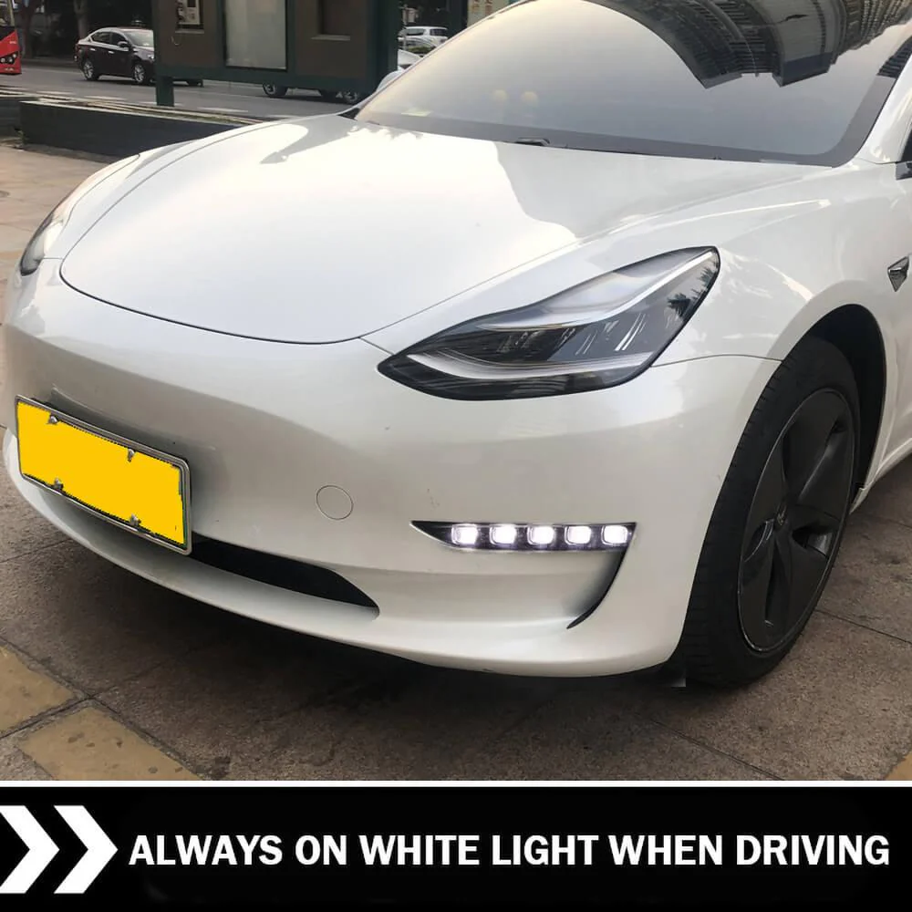 Front Water Steering Fog Lamp For Tesla Model 3/ Y - Image 4