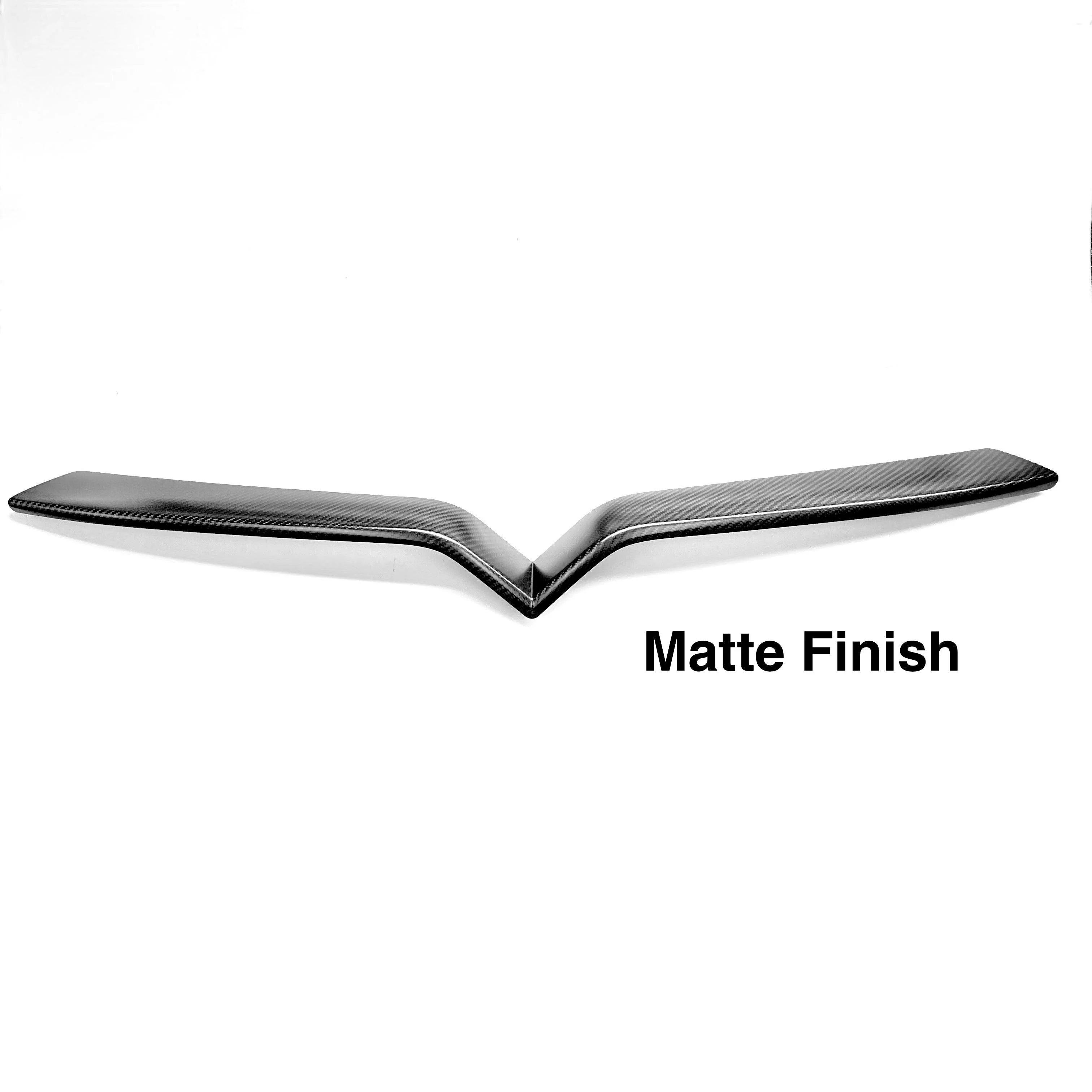 Real Molded Carbon Fiber Front End Inlay For 2016-2024 Model X - Image 6