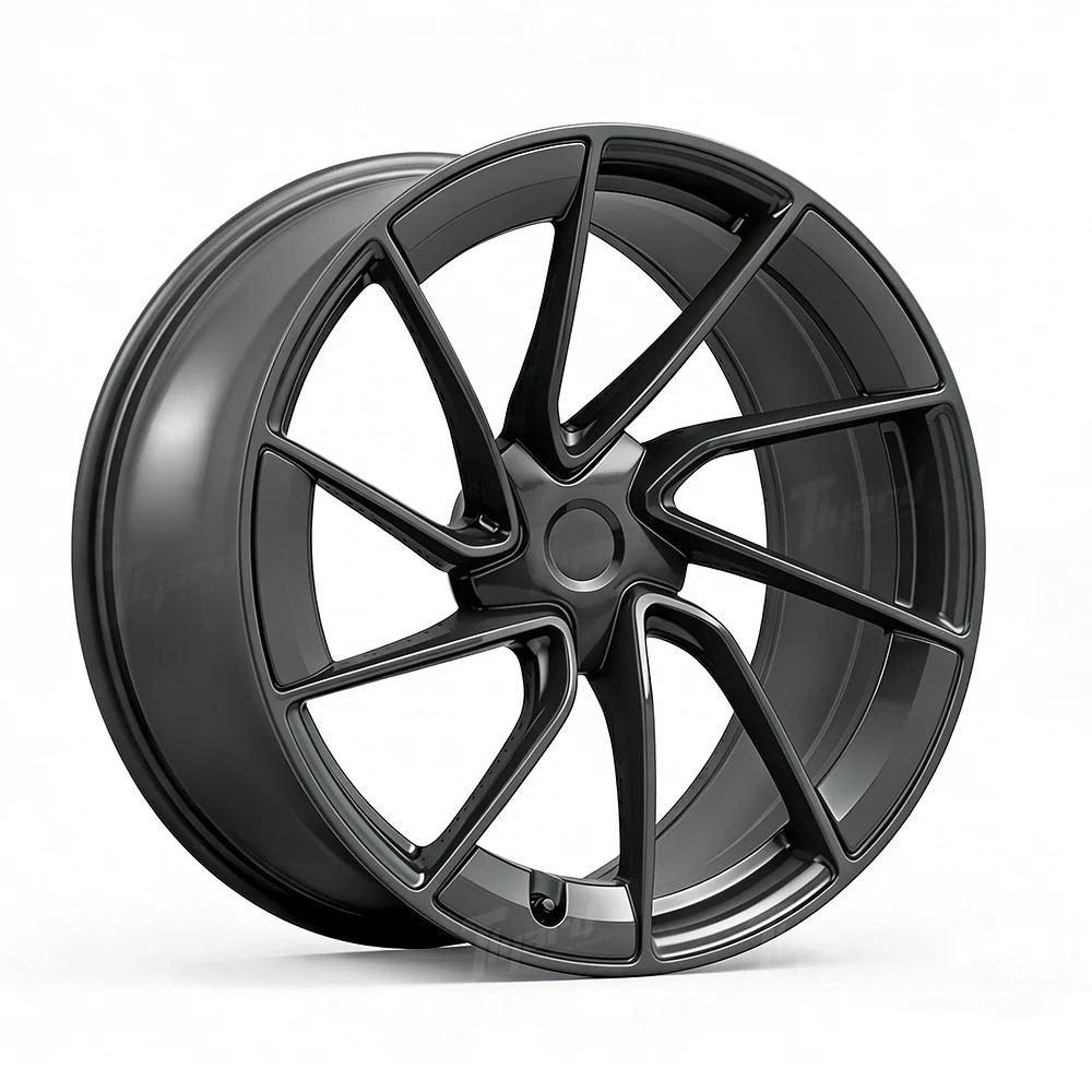 Model X/S 19"-22" Performance Style Custom Forged Wheels Set of 4 | Tlyard® TLL-01 - Image 3
