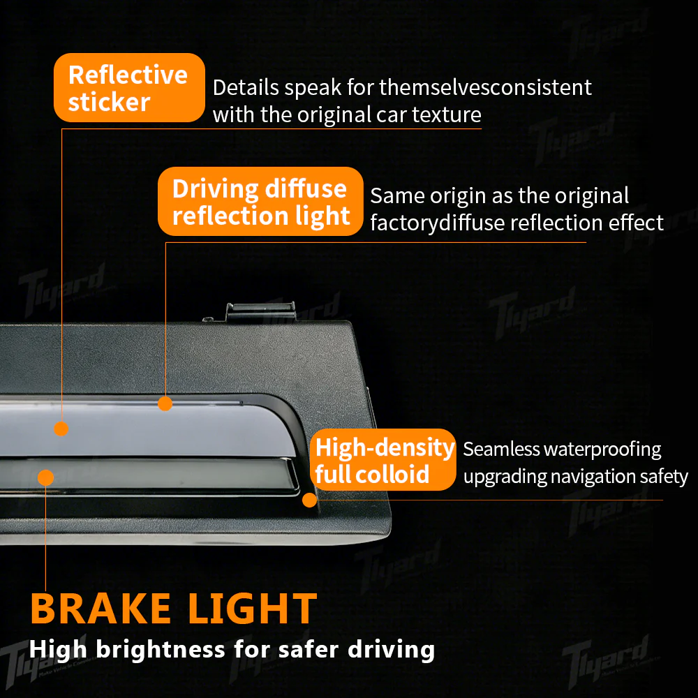 Model Y Juniper Tow Hitch Cover Light Auxiliary Rear Safety Light | Tlyard - Image 6