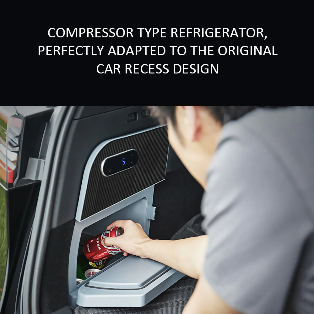 Model Y Trunk Hidden Car Refrigerator Rear Fridge 15L Large Capacity Camping Traveling - Image 8