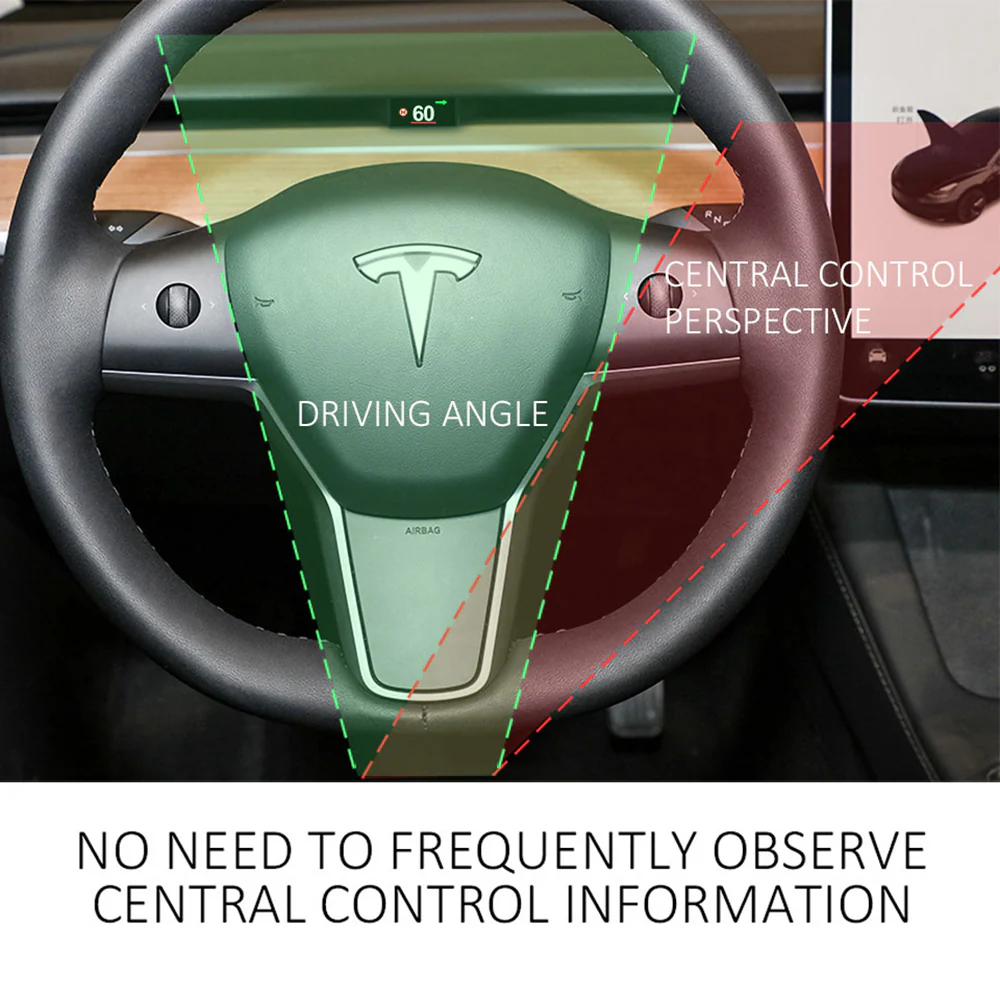New Small Dashboard Hidden HUD For Model 3 & Y - Image 3