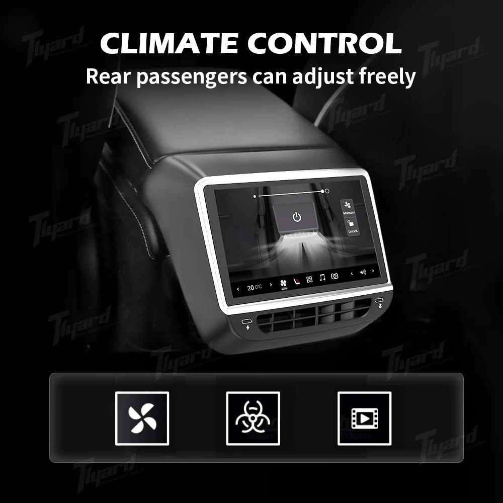 Newest 7 Inches Model 3 & Y Rear Display Back Seat Screen - Image 7