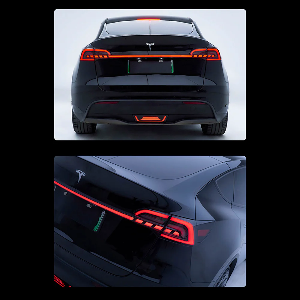 Newest Full-Width Strip Through Shape Tail Lights For Model 3 & Y - Image 4