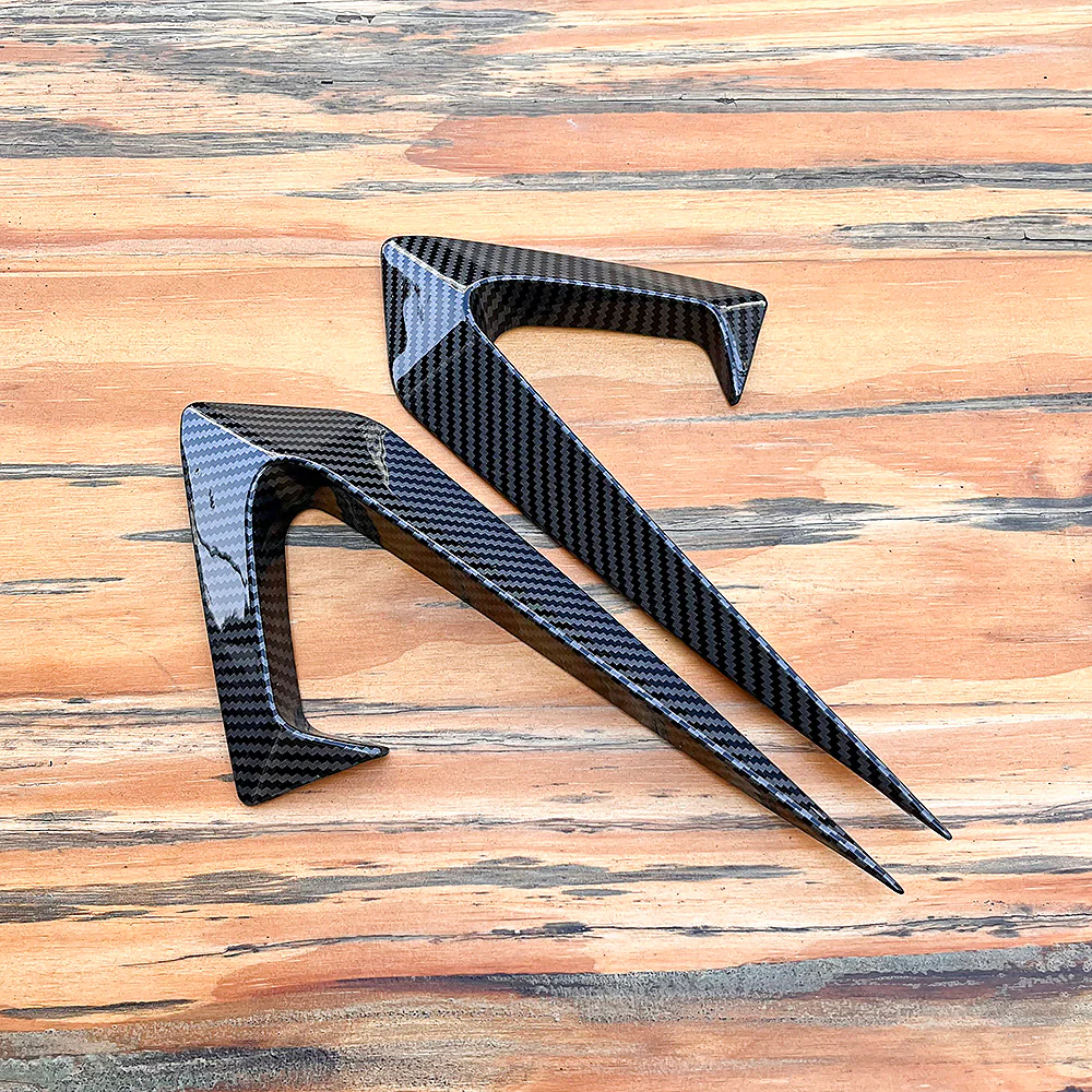 Carbon Fiber Coated Camera Frame Decoration For 2017-2023 Model 3 - Image 4