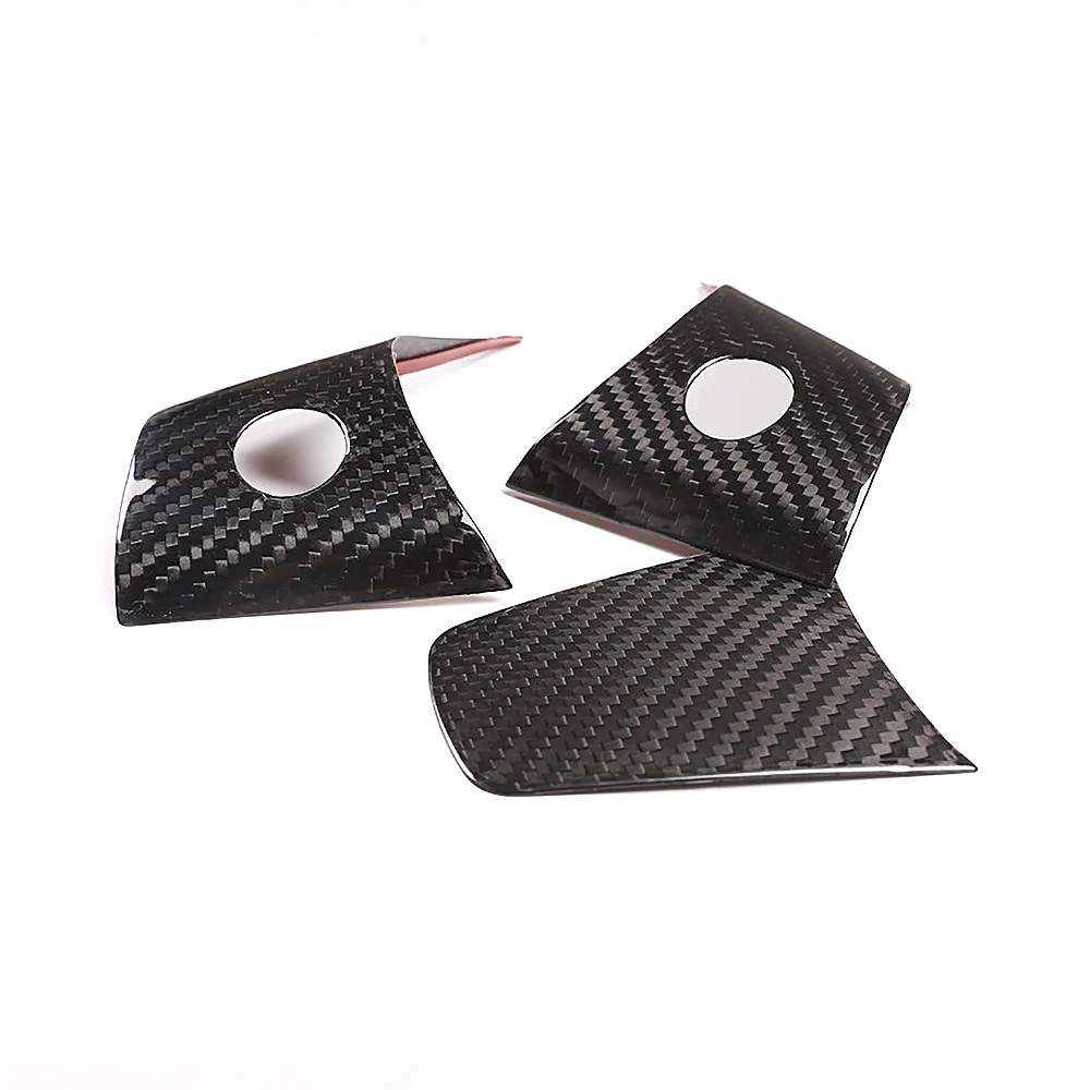 Model 3/ Y Real Carbon Fiber Steering Wheel Cover Overlay - Image 4