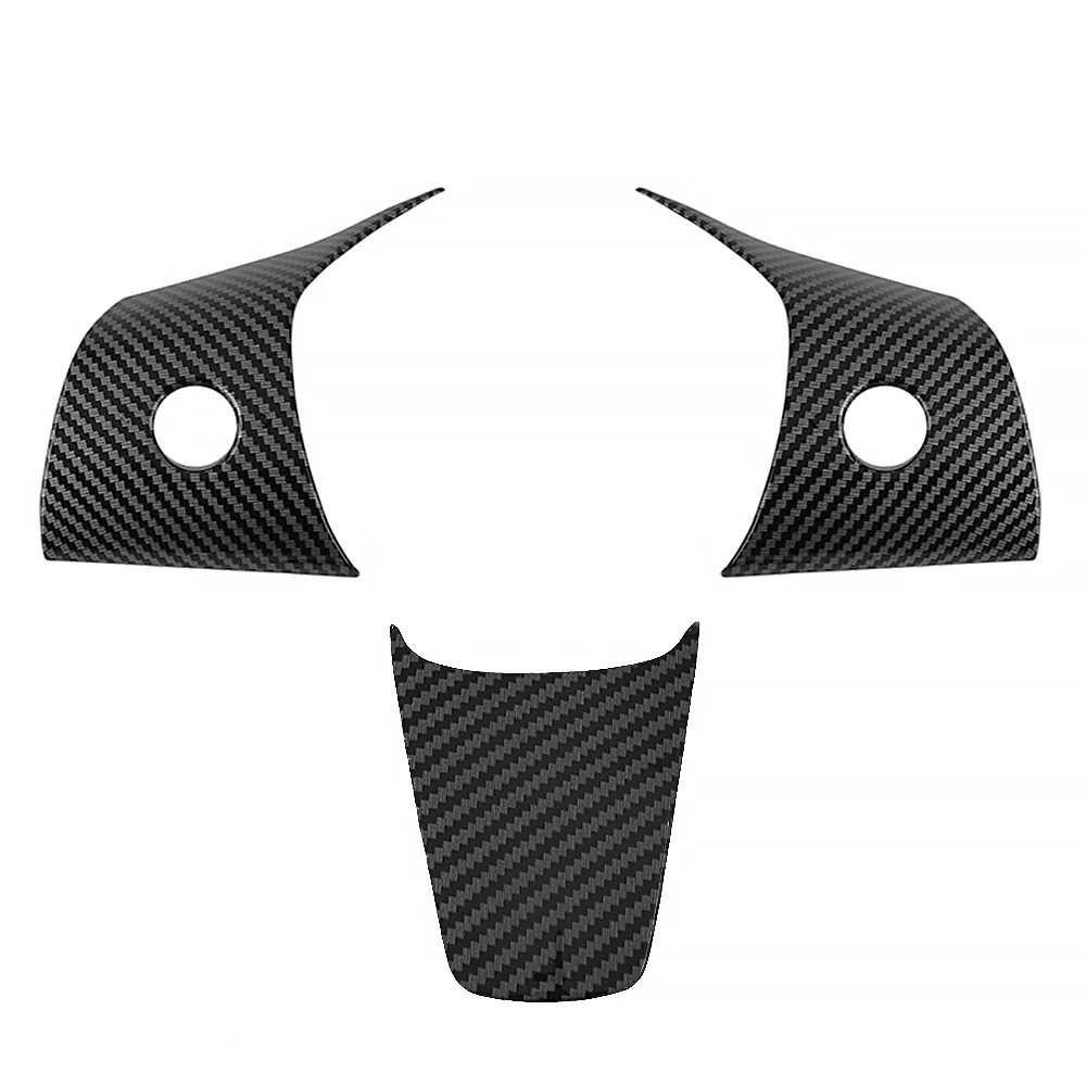 Model 3/ Y Real Carbon Fiber Steering Wheel Cover Overlay - Image 5