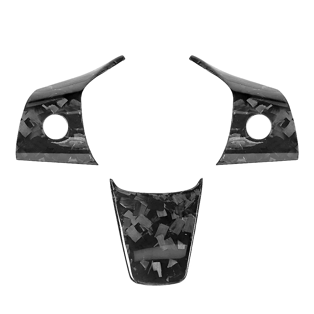 Model 3/ Y Real Carbon Fiber Steering Wheel Cover Overlay - Image 7