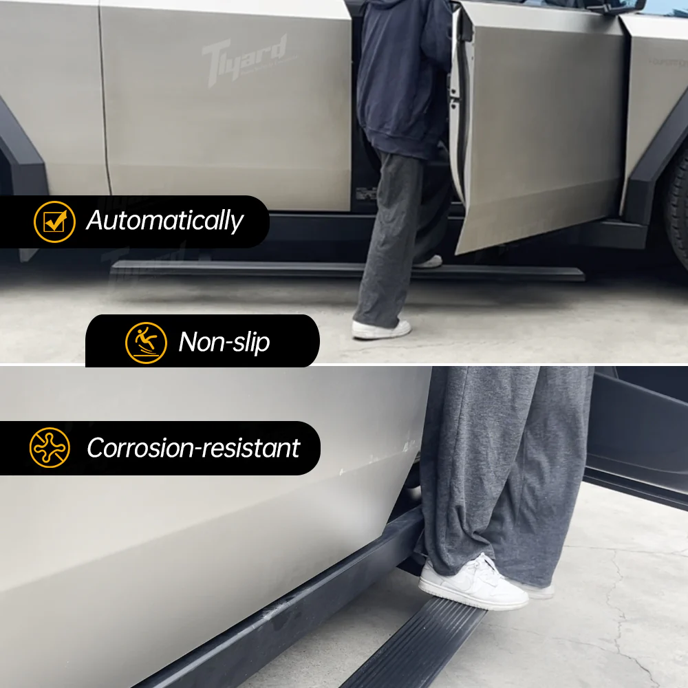 Tesla Cybertruck Power Retractable Running Board Electric Automatic Side Steps for Cybertruck | Tlyard - Image 6