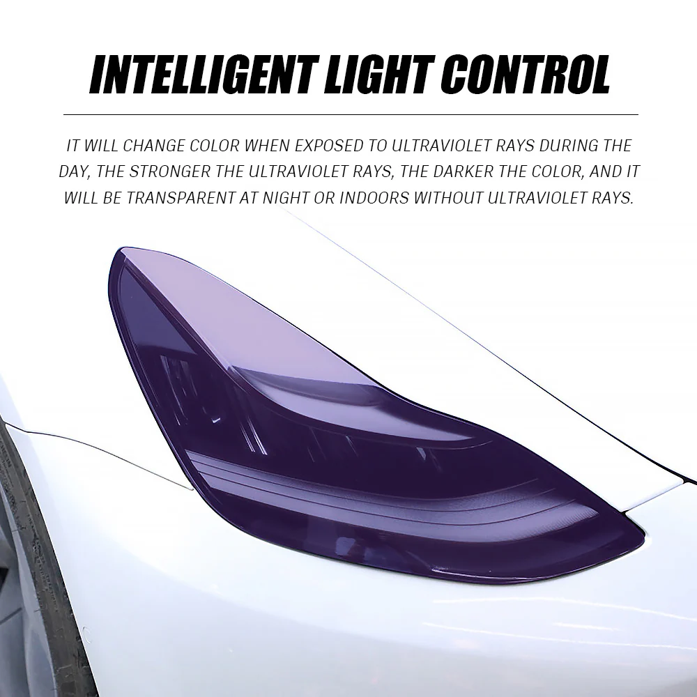 Tesla Headlight Color Changing Film Protective Film For Model 3 & Y & S & X - Image 5