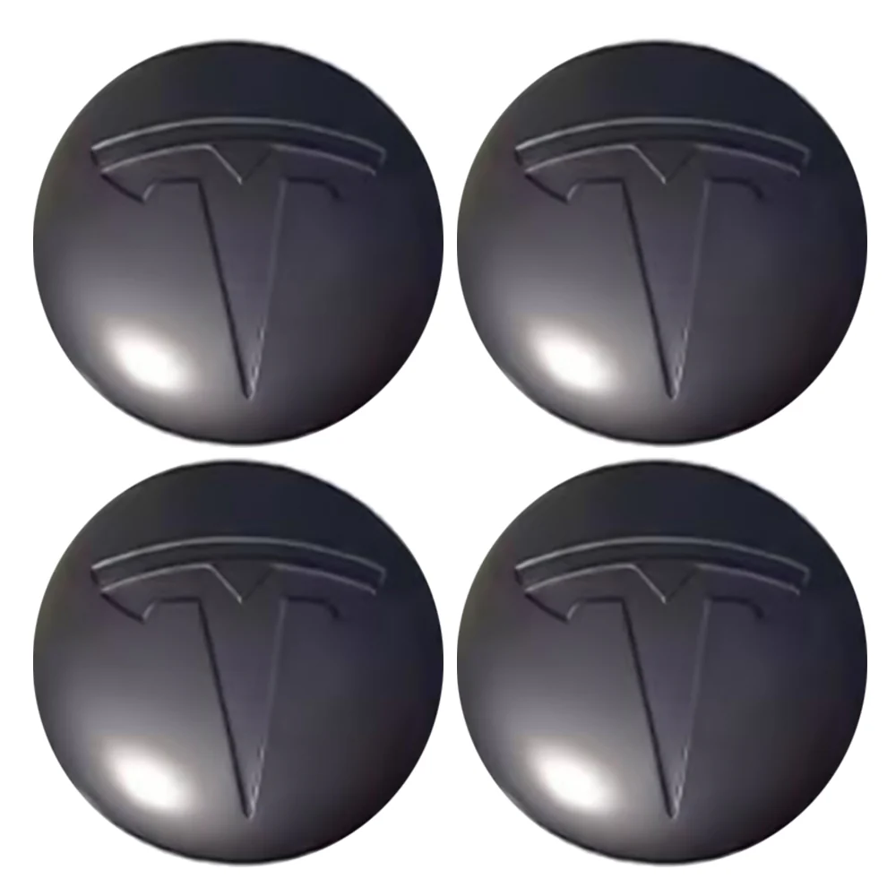 Tesla Logo 4 PCS Hubcaps Center Cover For Model 3 & Y & 3 Highland & Y Juniper - Image 8