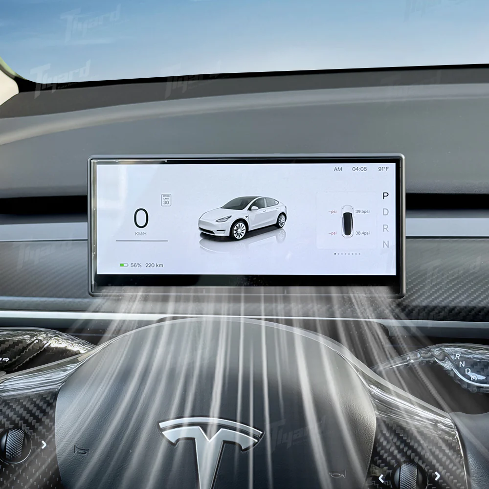 Tesla Model 3/Y/3 Highland/Y Juniper F9 Pro 8.9-inch Touch Screen Carplay/Android Auto Smart Dashboard with Front Camera | Tlyard - Image 7