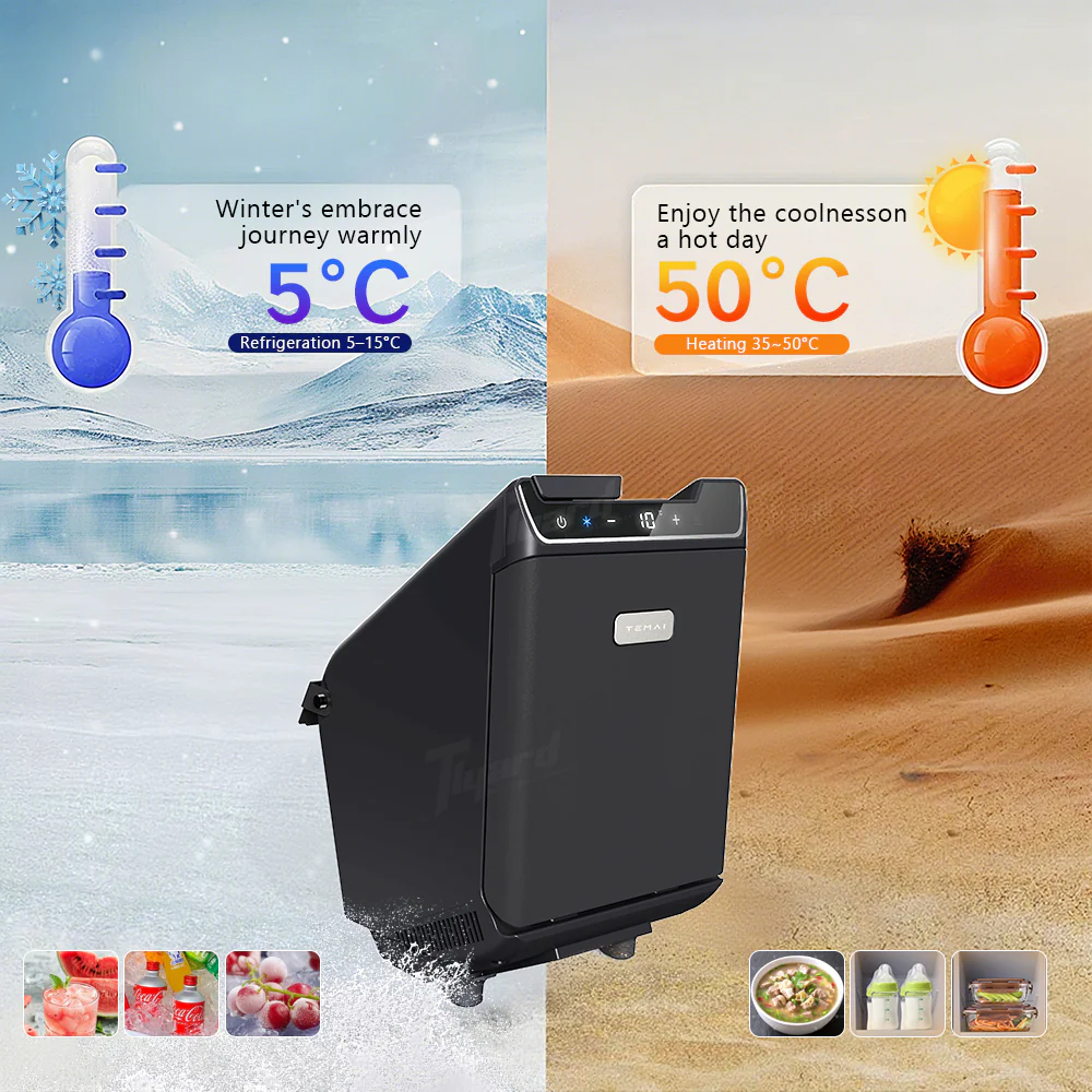 Tesla Model Y Juniper Rear Center Console Refrigerator 3.6L Portable Cooler & Warmer - Image 6