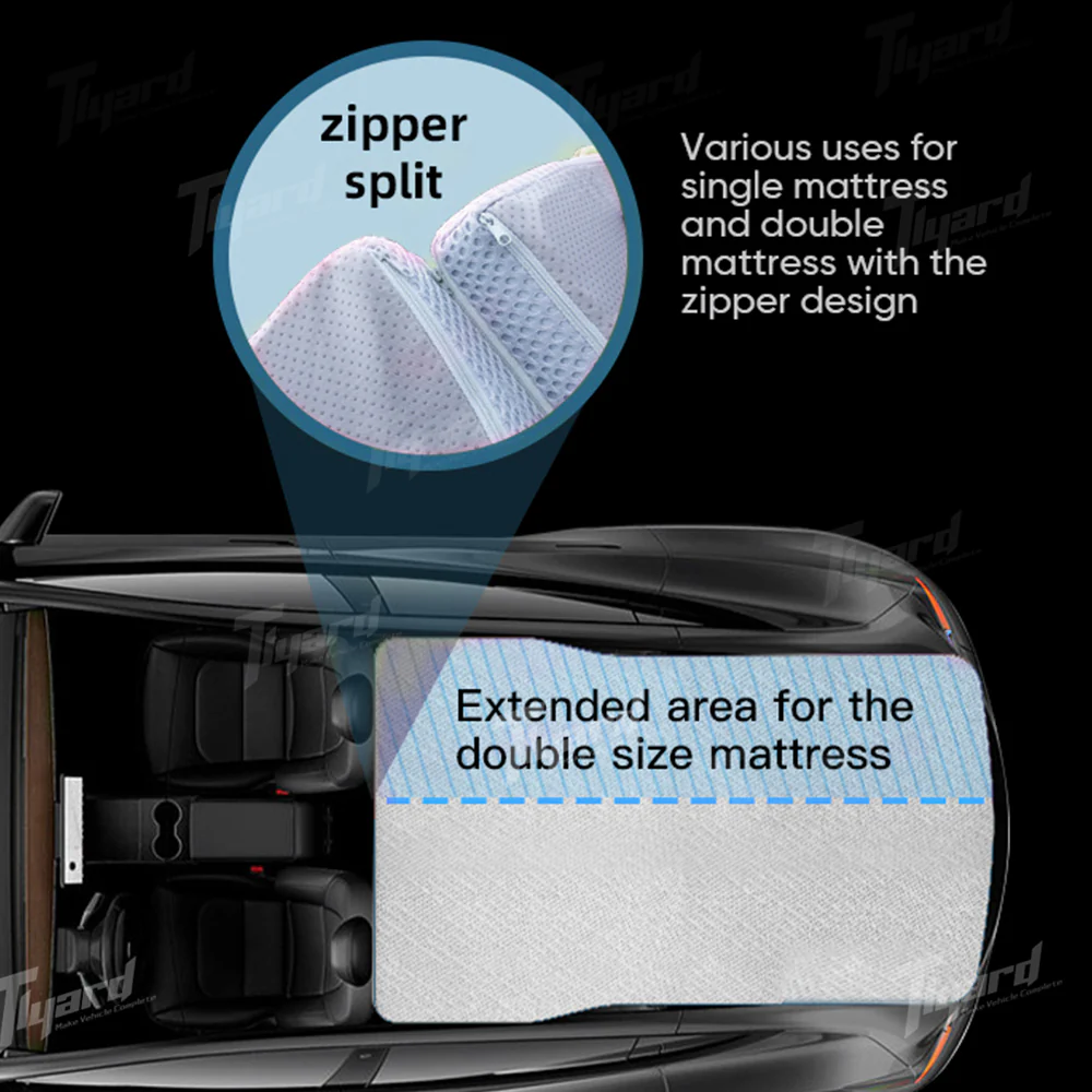 Tesla Model Y / Y Juniper Camping Mattress Slow Rebound Memory Foam Car Mattress - Image 4