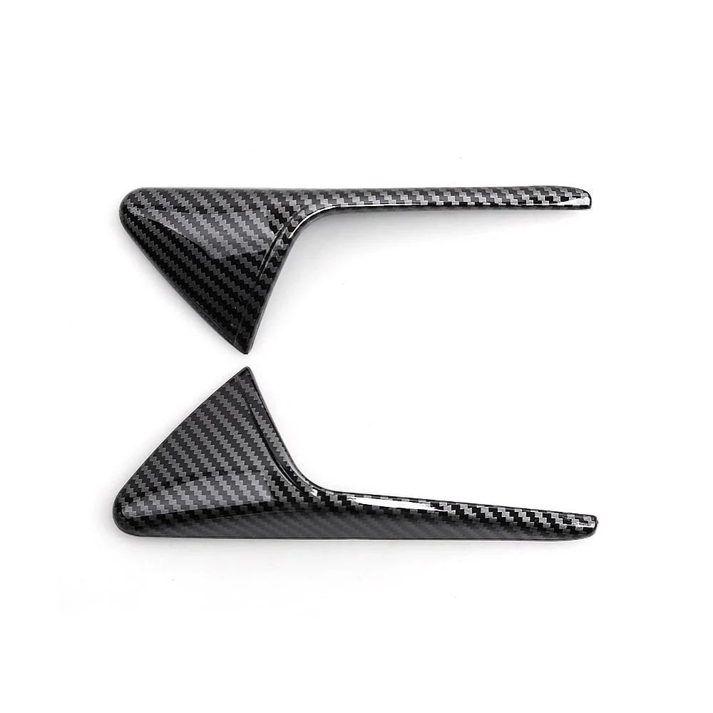 Model S 2021+ Real Molded Carbon Fiber Turn Signal Overlays - Top Half Style (Gen. 2) - Image 5