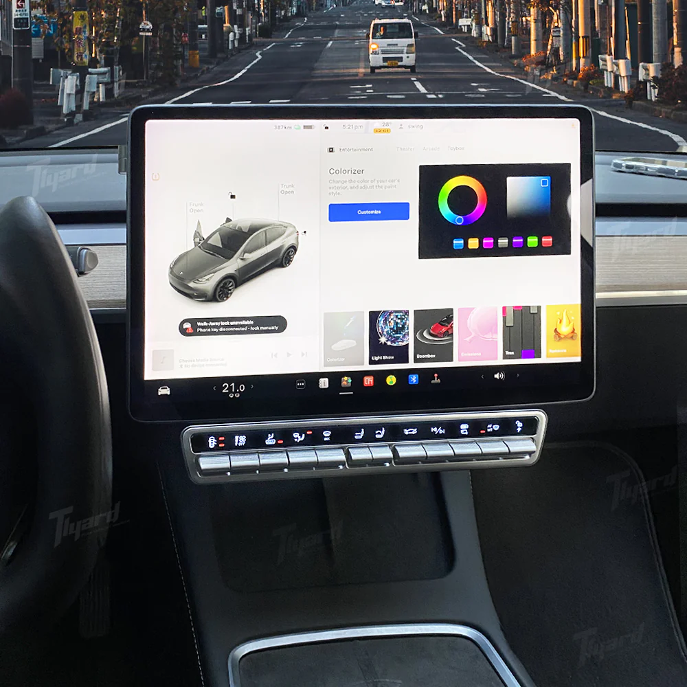 Center Console Physical Control Button Multi-function For Tesla Model 3 & Y Highland - Image 4